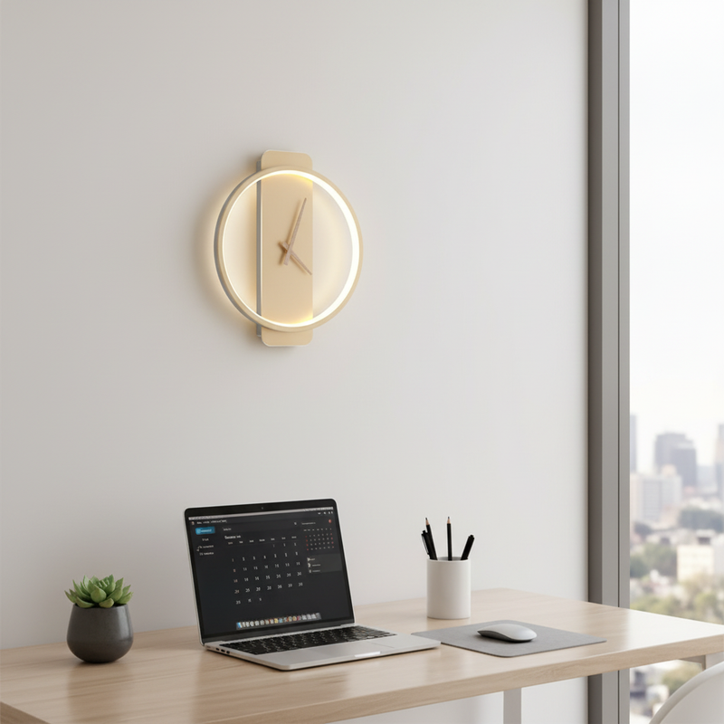 AuraTime | Orologio da Parete Moderno LED Design Minimalista