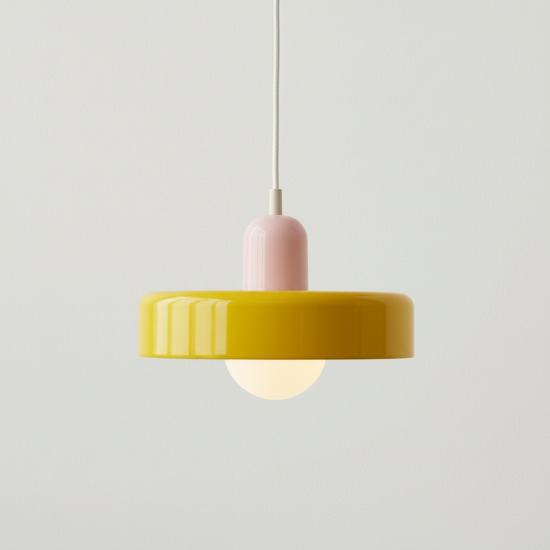 GlowGlass | Lampada a Sospensione Moderna in Vetro Design Scandinavo