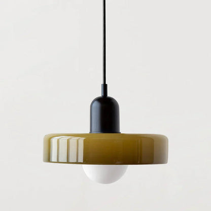 GlowGlass | Lampada a Sospensione Moderna in Vetro Design Scandinavo