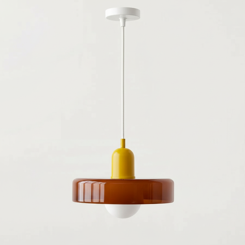 GlowGlass | Lampada a Sospensione Moderna in Vetro Design Scandinavo