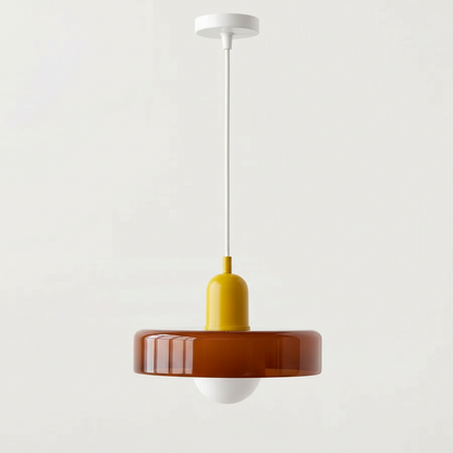 GlowGlass | Lampada a Sospensione Moderna in Vetro Design Scandinavo