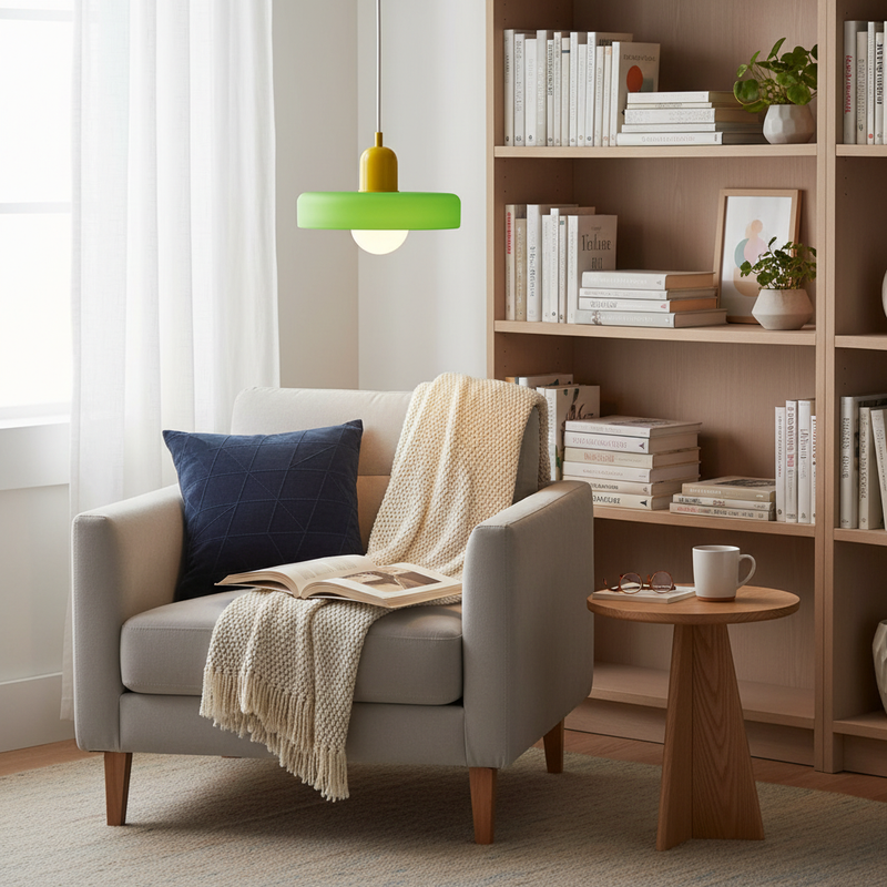 GlowGlass | Lampada a Sospensione Moderna in Vetro Design Scandinavo