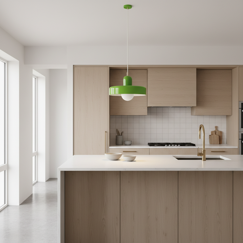 GlowGlass | Lampada a Sospensione Moderna in Vetro Design Scandinavo