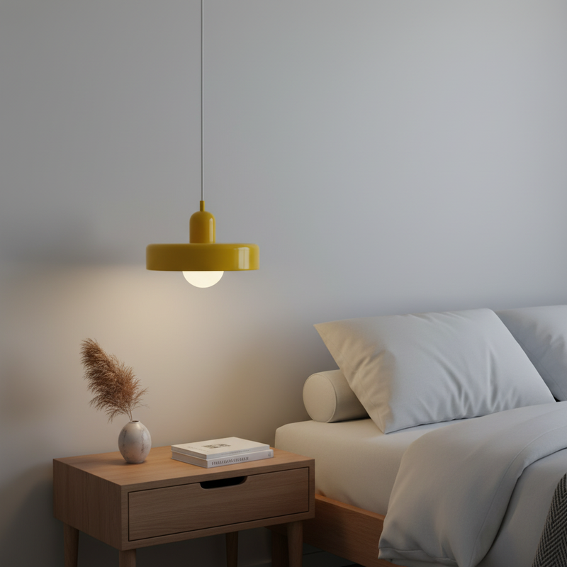 GlowGlass | Lampada a Sospensione Moderna in Vetro Design Scandinavo