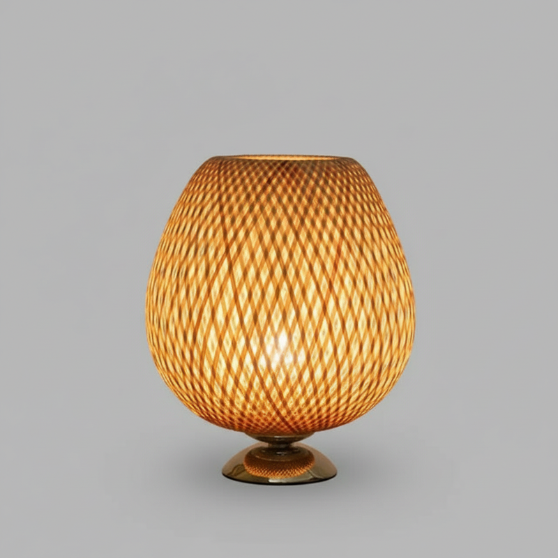 Lampada da Tavolo BambooLight | Illuminazione Vintage in Bambù