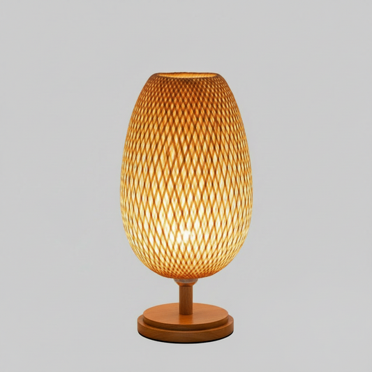 Lampada da Tavolo BambooLight | Illuminazione Vintage in Bambù